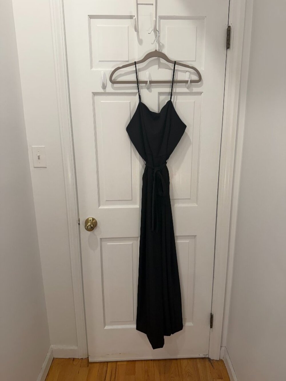 Apt. 9 Black Wide Leg Jumpsuit Large NWT